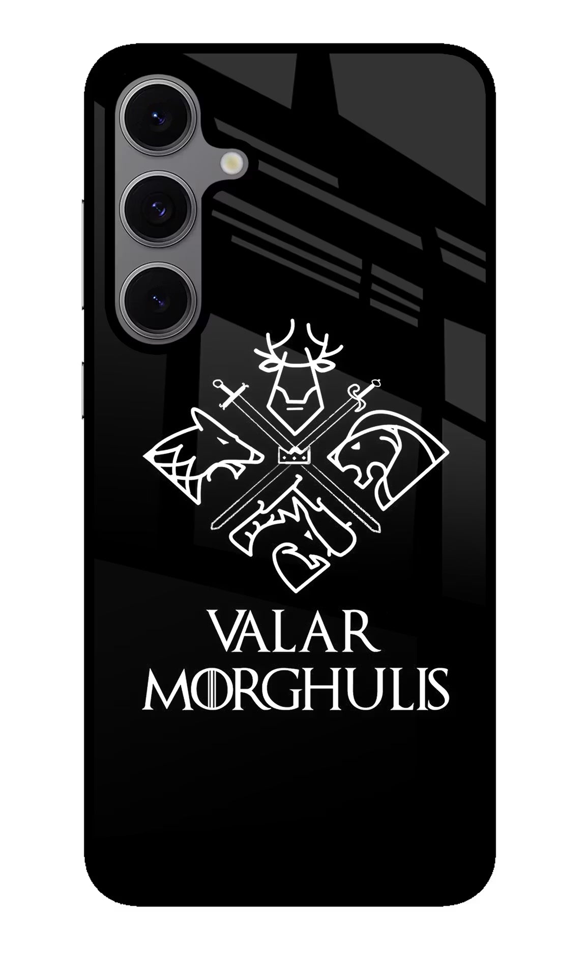 Valar Morghulis | Game Of Thrones Samsung S24 FE 5G Glass Case Back Cover by Casekaro
