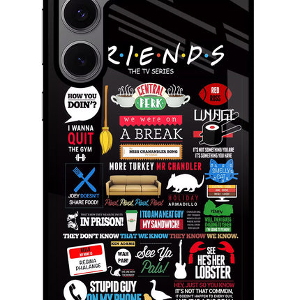 FRIENDS Samsung S24 FE 5G Glass Case