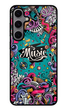 Music Graffiti Samsung S24 FE 5G Glass Case