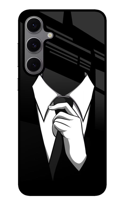 Black Tie Samsung S24 FE 5G Glass Case