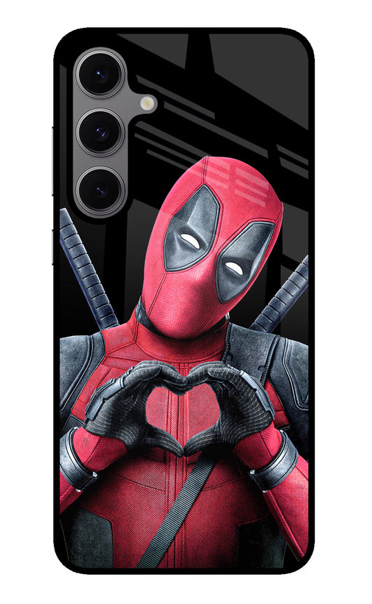 Deadpool Samsung S24 FE 5G Glass Case