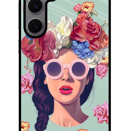 Pretty Girl Samsung S24 FE 5G Glass Case Back Cover by Casekaro