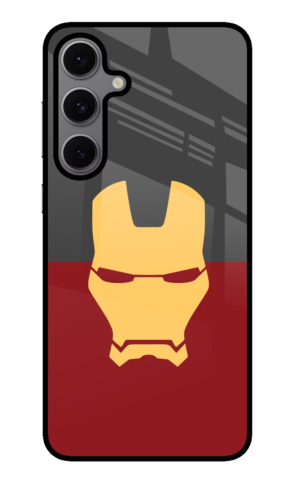 Ironman Samsung S24 FE 5G Glass Case Back Cover by Casekaro