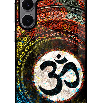 Om Cultural Samsung S24 FE 5G Glass Case