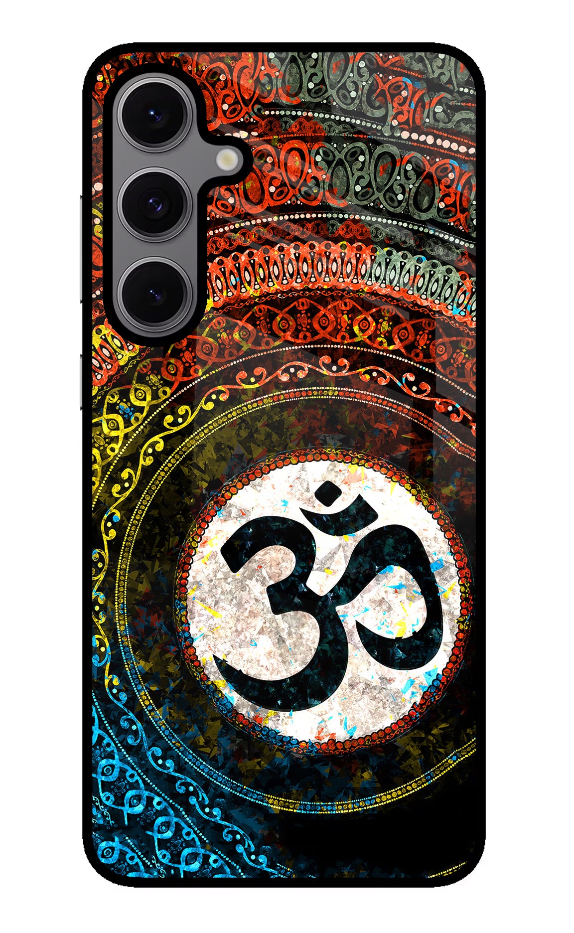 Om Cultural Samsung S24 FE 5G Glass Case