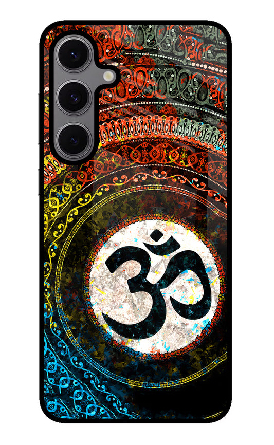 Om Cultural Samsung S24 FE 5G Glass Case