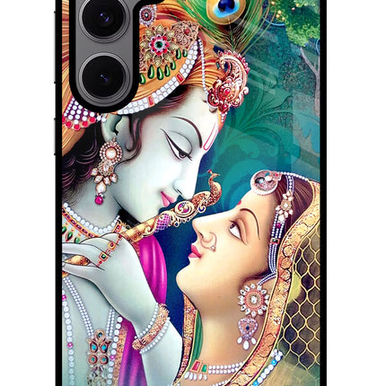 Lord Radha Krishna Samsung S24 FE 5G Glass Case