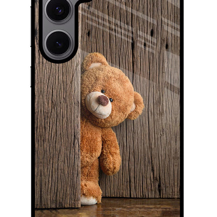 Teddy Wooden Samsung S24 FE 5G Glass Case