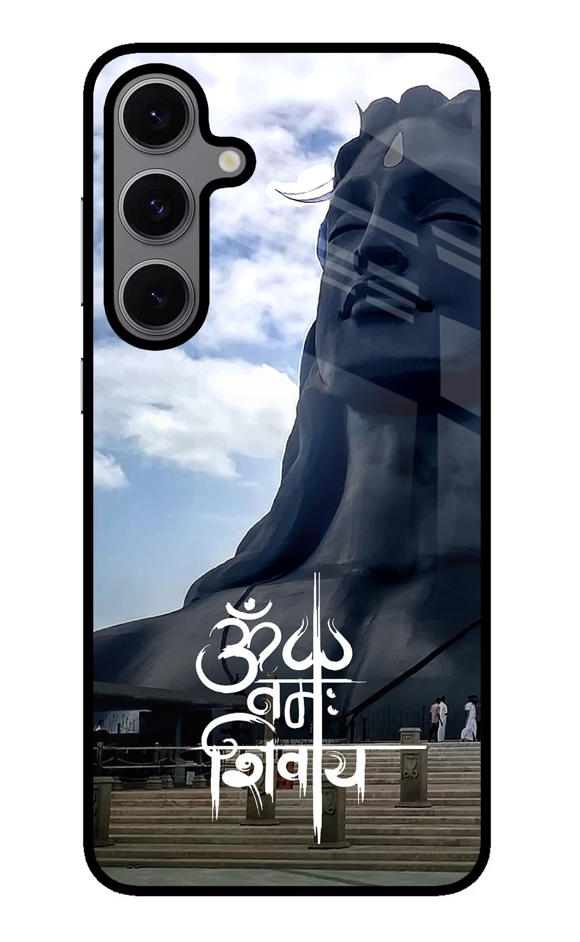 Om Namah Shivay Samsung S24 FE 5G Glass Case Back Cover by Casekaro