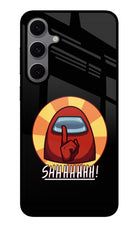 Among Us Shhh! Samsung S24 FE 5G Glass Case