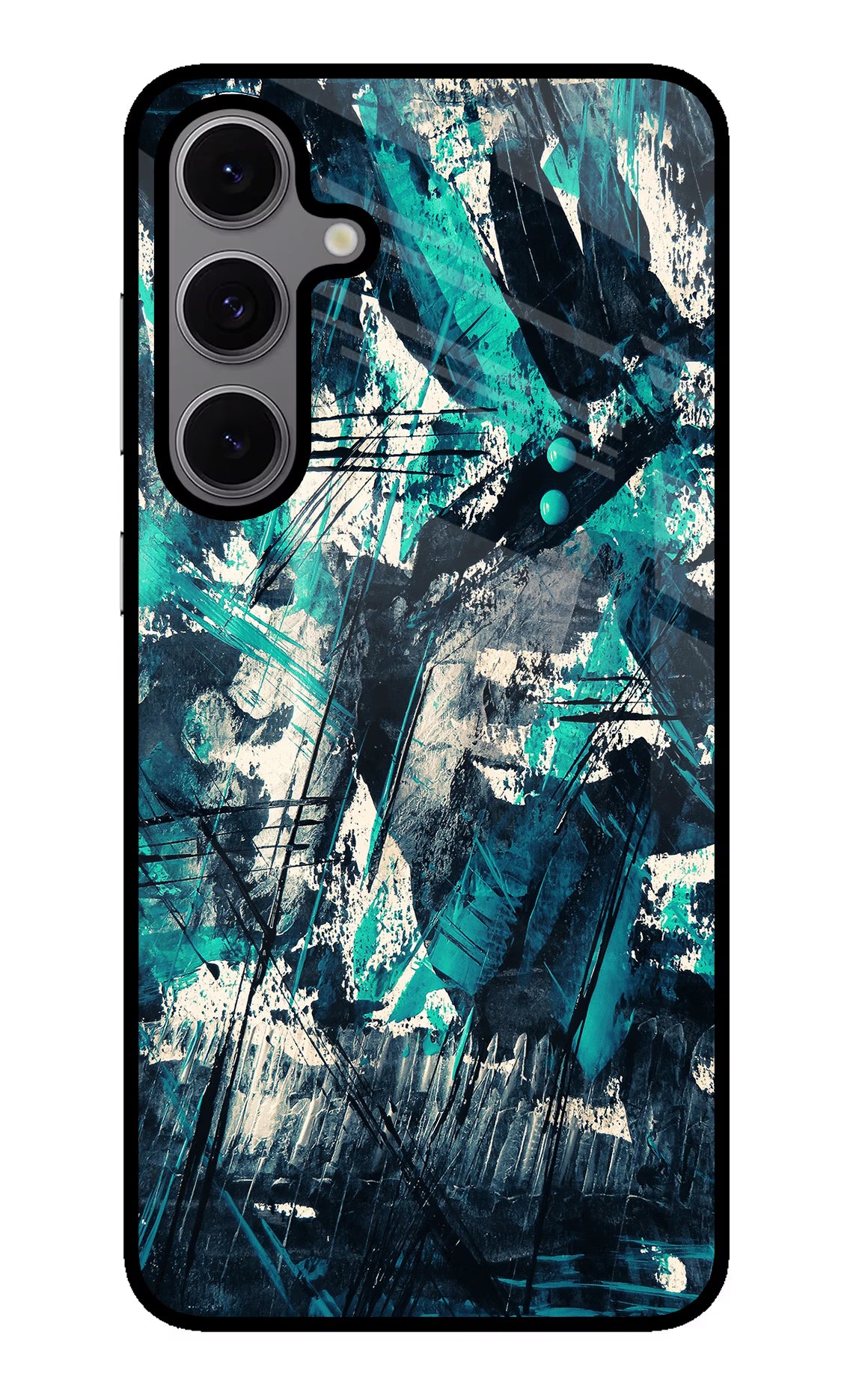 Artwork Samsung S24 FE 5G Glass Case Back Cover by Casekaro