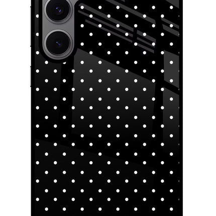 White Dots Samsung S24 FE 5G Glass Case