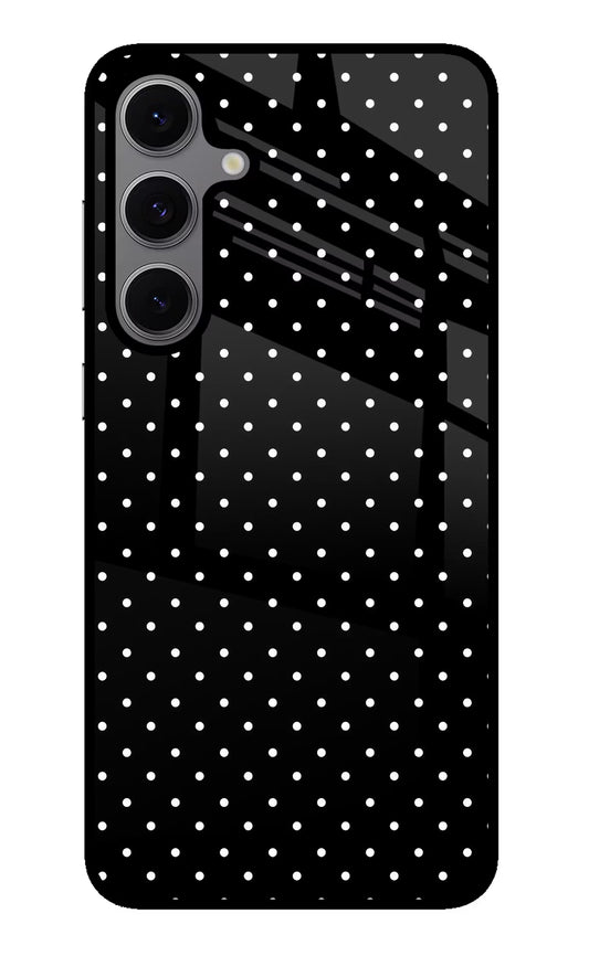 White Dots Samsung S24 FE 5G Glass Case