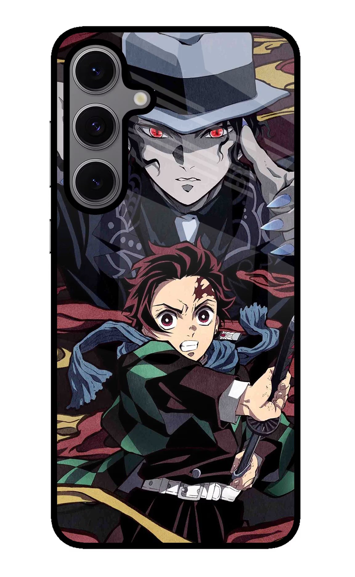 Demon Slayer Samsung S24 FE 5G Glass Case