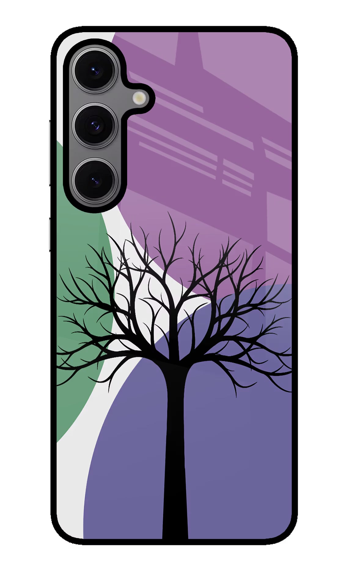 Tree Art Samsung S24 FE 5G Glass Case Back Cover by Casekaro