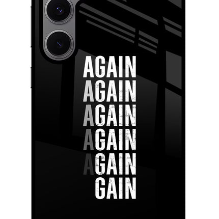 Again Again Gain Samsung S24 FE 5G Glass Case