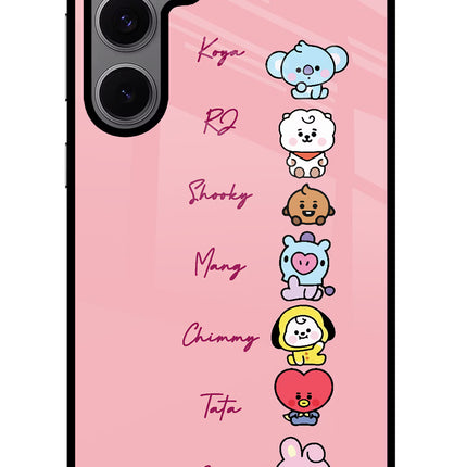 BTS names Samsung S24 FE 5G Glass Case