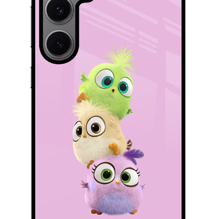 Cute Little Birds Samsung S24 FE 5G Glass Case