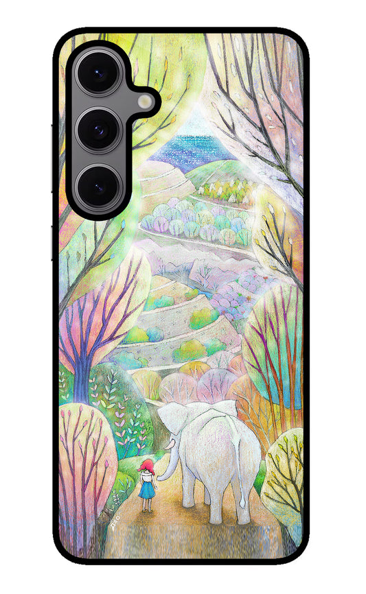 Nature Painting Samsung S24 FE 5G Glass Case