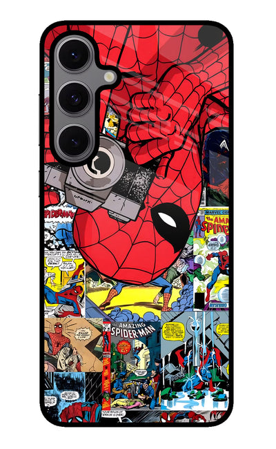 Spider Man Samsung S24 FE 5G Glass Case