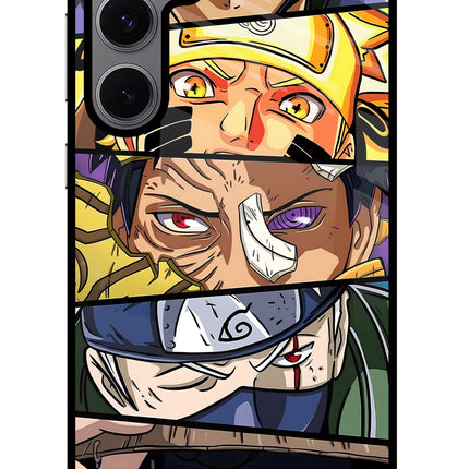 Naruto Character Samsung S24 FE 5G Glass Case