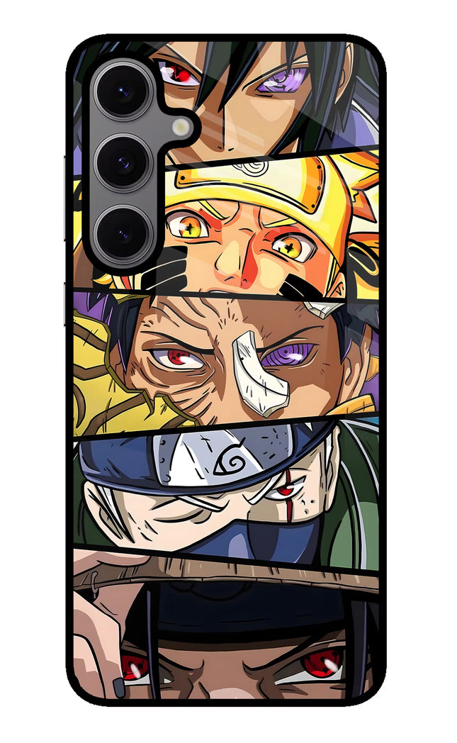 Naruto Character Samsung S24 FE 5G Glass Case