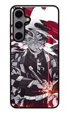 Demon Slayer Samsung S24 FE 5G Glass Case