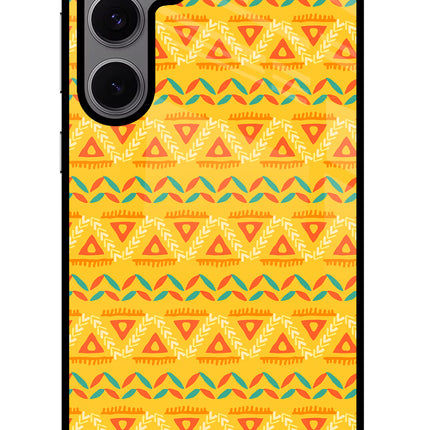 Tribal Pattern Samsung S24 FE 5G Glass Case