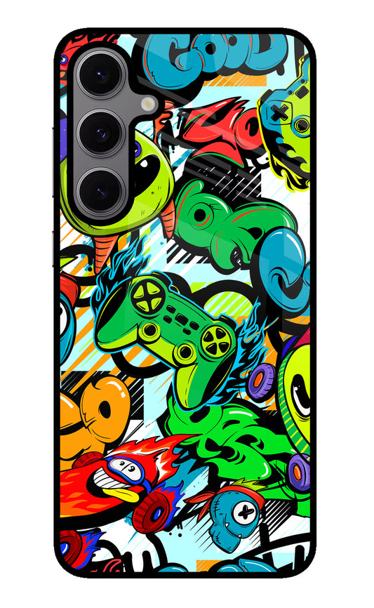 Game Doodle Samsung S24 FE 5G Glass Case