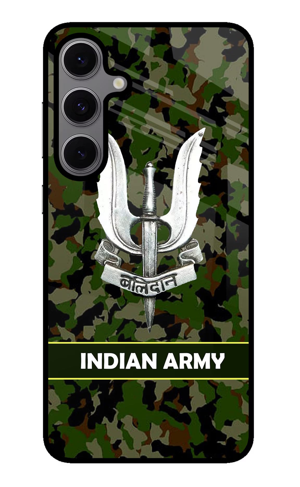 Balidan Indian Logo Samsung S24 FE 5G Glass Case Back Cover by Casekaro