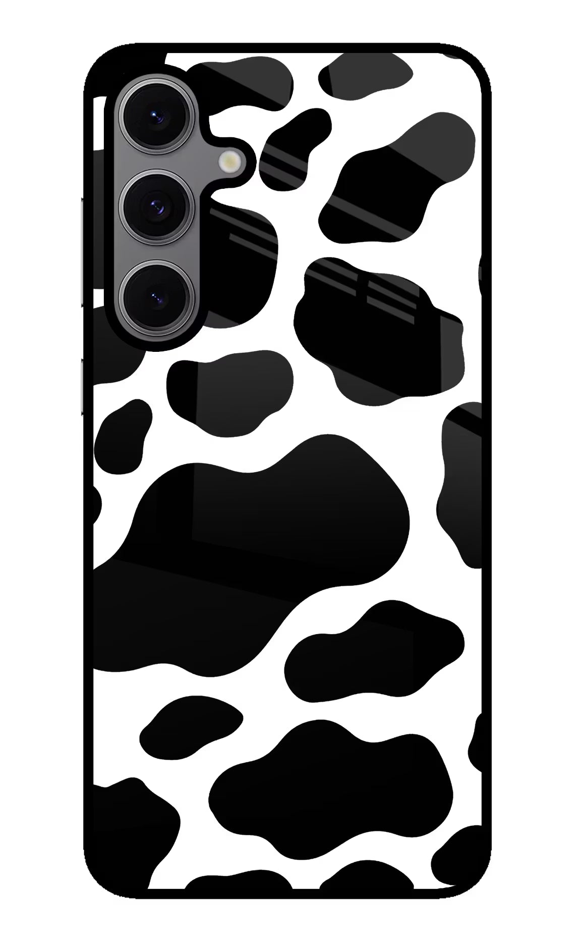 Cow Spots Samsung S24 FE 5G Glass Case Back Cover by Casekaro