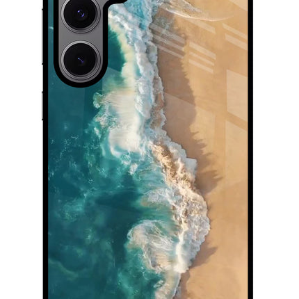 Ocean Beach Samsung S24 FE 5G Glass Case