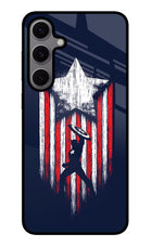 Captain America Marvel Art Samsung S24 FE 5G Glass Case