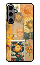 Sun Samsung S24 FE 5G Glass Case Back Cover by Casekaro