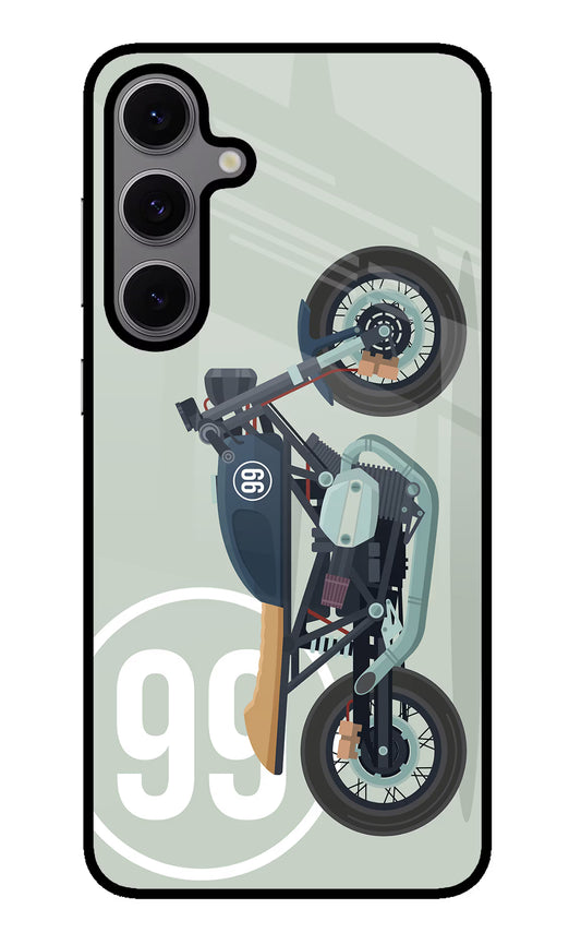 Classic Cafe Racer 99 Samsung S24 FE 5G Glass Case