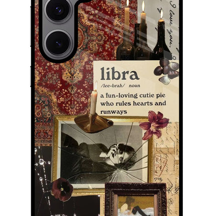 Libra Zodiac Samsung S24 FE 5G Glass Case