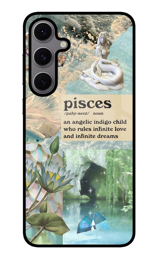 Pisces Zodiac Samsung S24 FE 5G Glass Case