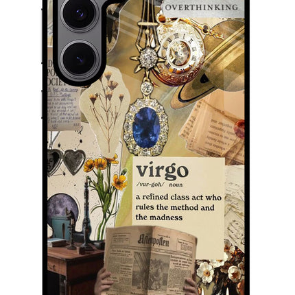 Virgo Zodiac Samsung S24 FE 5G Glass Case Back Cover by Casekaro
