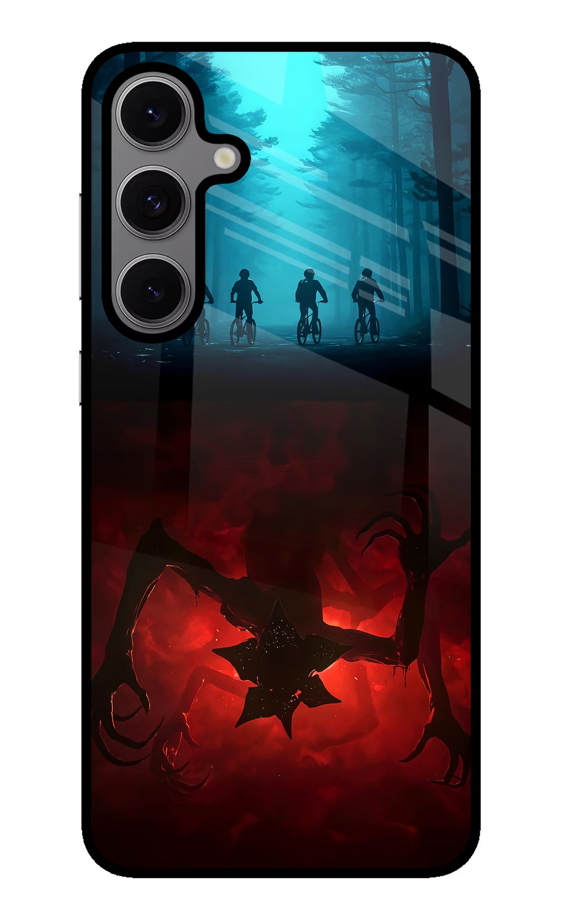 Ordinary Things Downside Up Samsung S24 FE 5G Glass Case Back Cover by Casekaro