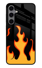 Fired Up – Black Samsung S24 FE 5G Glass Case