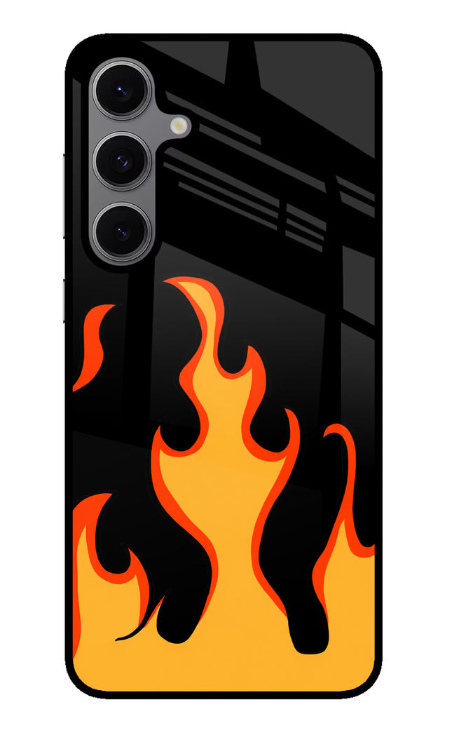 Fired Up – Black Samsung S24 FE 5G Glass Case