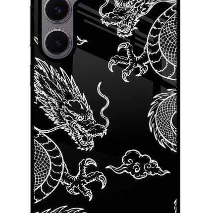 Twin Dragons Samsung S24 FE 5G Glass Case