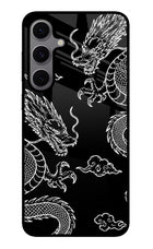 Twin Dragons Samsung S24 FE 5G Glass Case