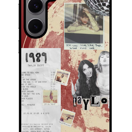 Taylor Swift Samsung S24 FE 5G Glass Case Back Cover by Casekaro