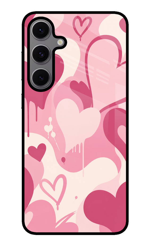 Hearty case Samsung S24 FE 5G Glass Case