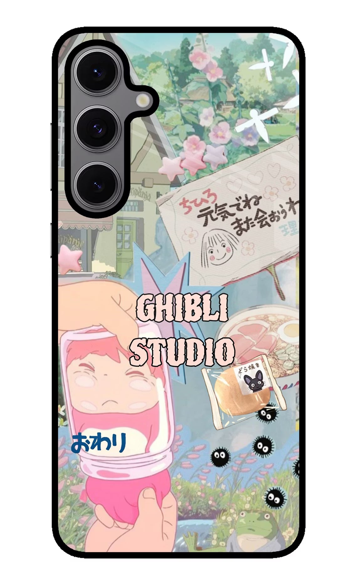 Studio Ghibli Samsung S24 FE 5G Glass Case