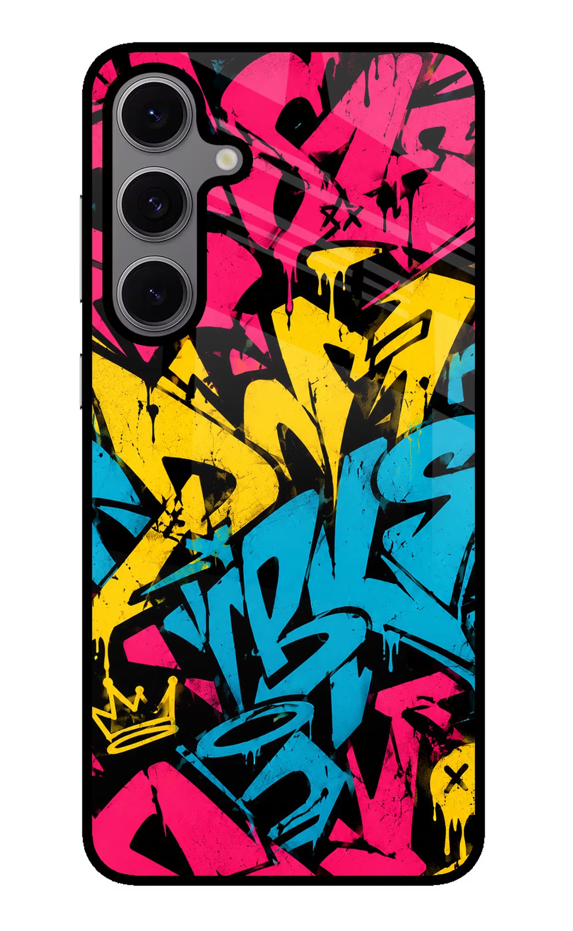 Graffiti Vibe Samsung S24 FE 5G Glass Case