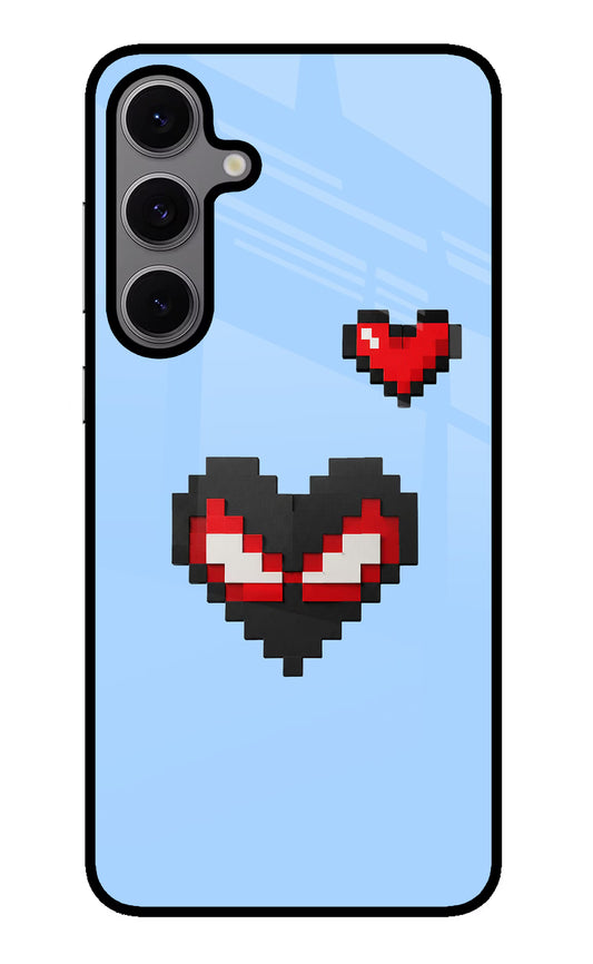 Peter Heart Samsung S24 FE 5G Glass Case