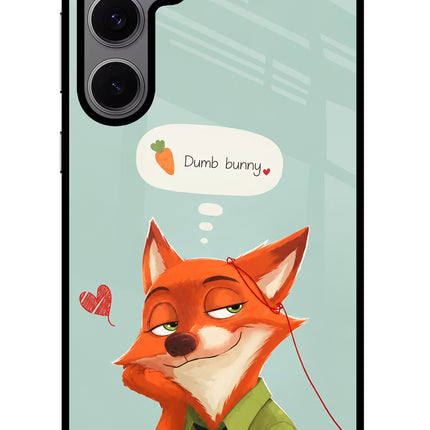 Nick Charm Samsung S24 FE 5G Glass Case Back Cover by Casekaro