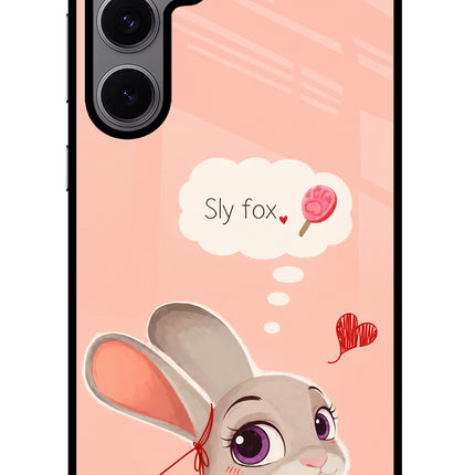 Judy Charm Samsung S24 FE 5G Glass Case Back Cover by Casekaro